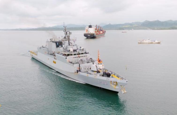 Indian Naval Ship Kadmatt in Fiji, MAHASAGAR outreach 